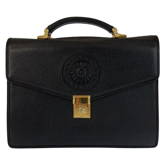 Versace Leather Medusa Handbag - Picture 1 of 10